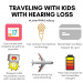 Traveling with kids with hearing loss @listenwithlindsay header