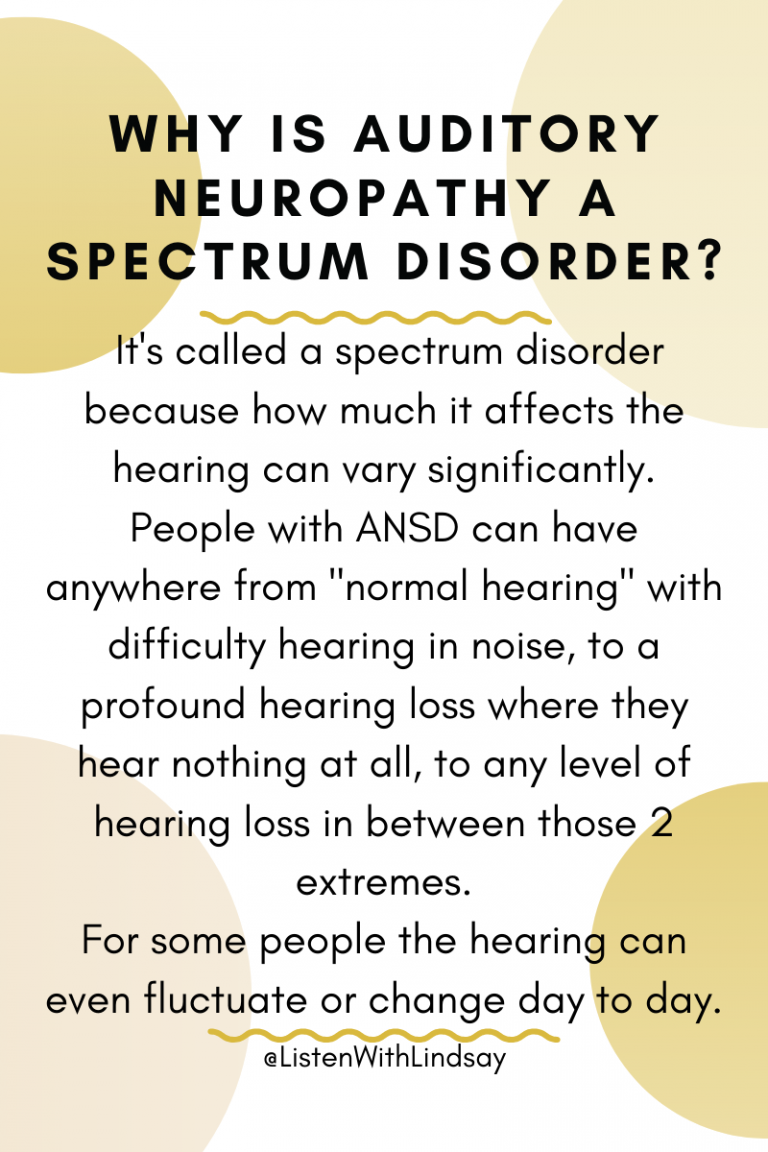 What is Auditory Neuropathy Spectrum Disorder? – Listen With Lindsay